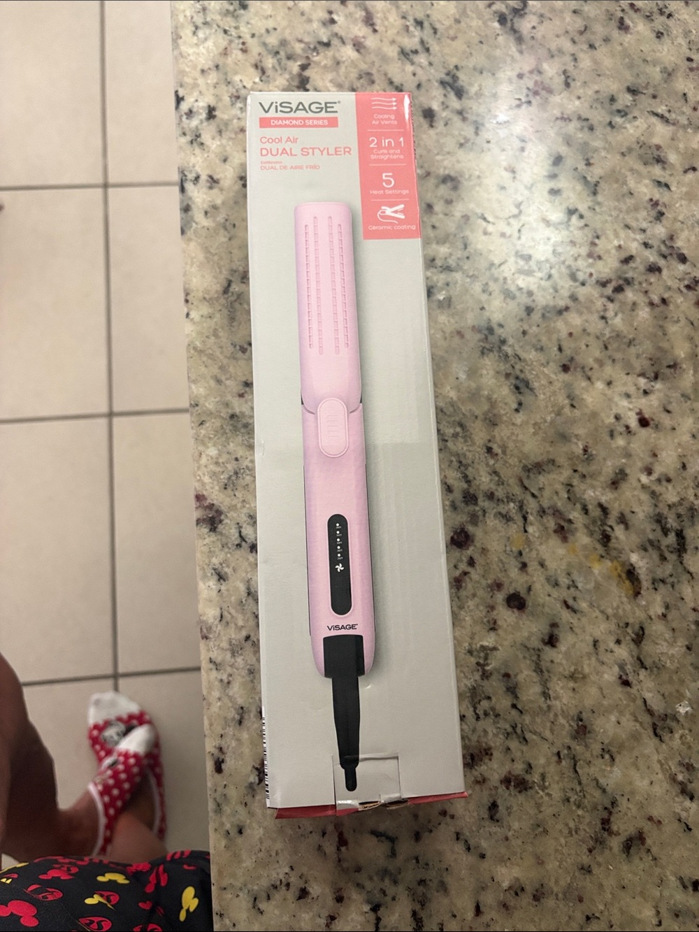 Pink ViSAGE Cool Air Dual Styler